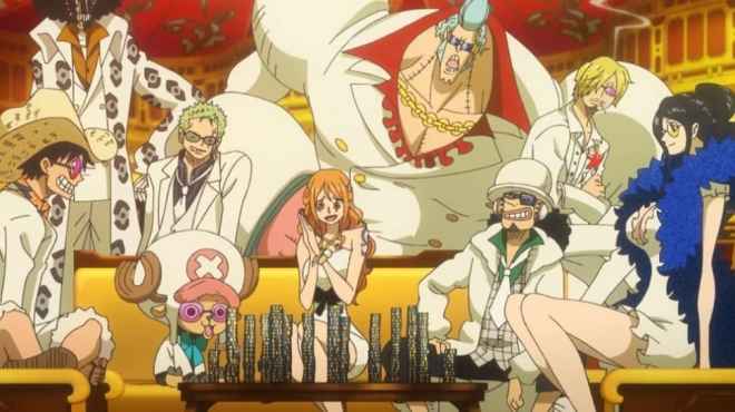 One Piece Film Gold 2016 stacking moolah.jpg